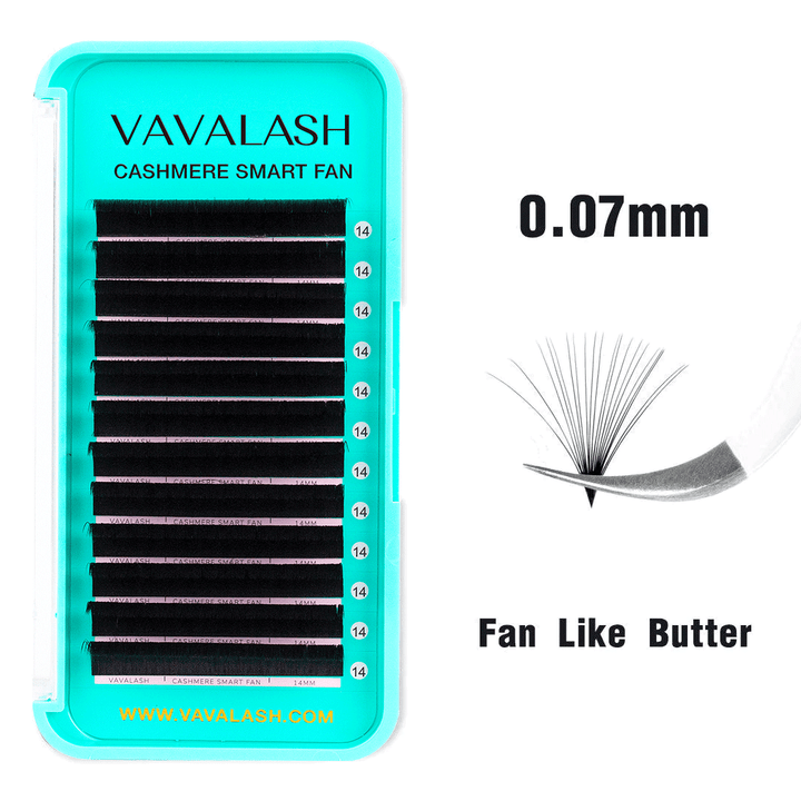 Cashmere Smart Easy Fan Lashes 0.07mm SC - VAVALASH