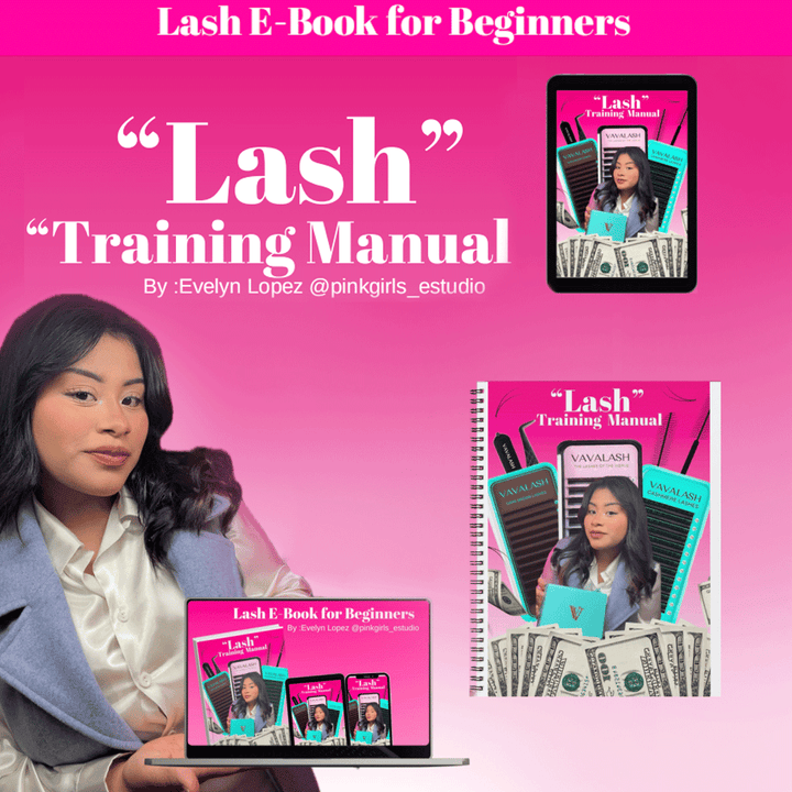 Lash Extension ebook Basic Training Manual SC