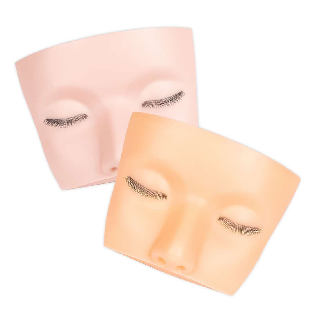 Mannequin Head With Three Layer Lashes For Lash Extensions  SC - VAVALASH