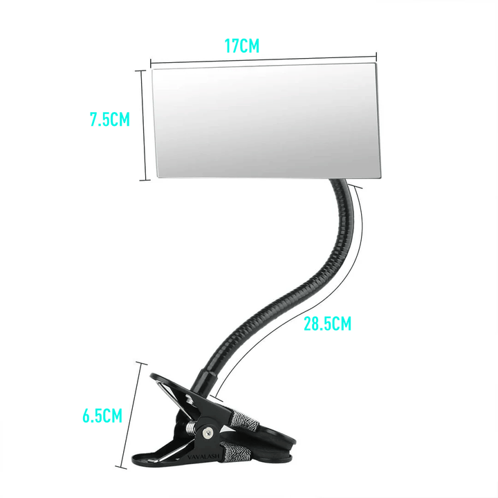 Security Convex Mirror with Adjustable Clip