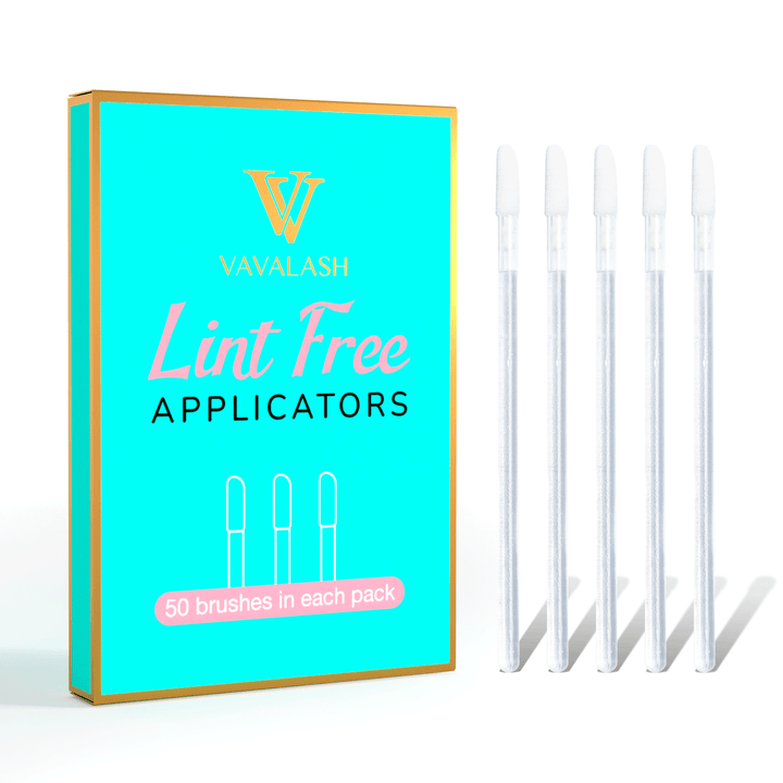 50pcs Transparent Lint Free Applicators SC - VAVALASH