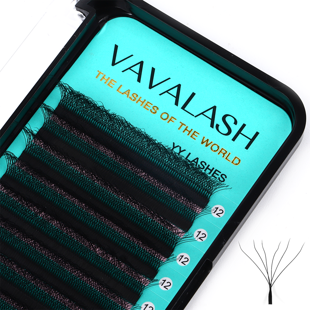 W-Shape 6D Volume Premade Fan Lash Extensions SC - VAVALASH