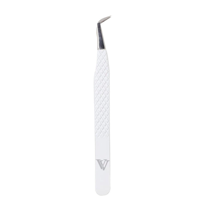 VW-07 White Diamond Dust Mega Volume Lash Tweezers SC - VAVALASH