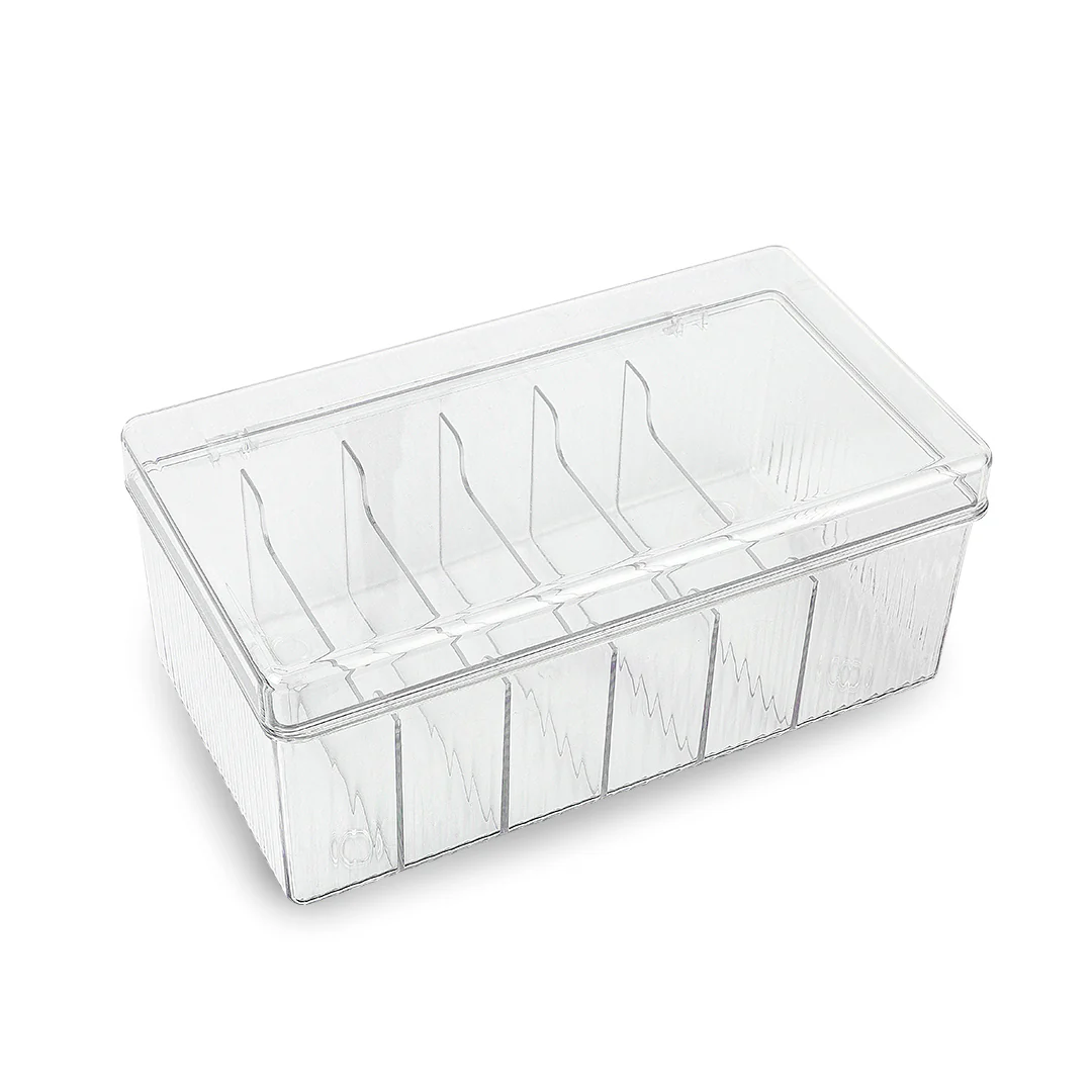 6 Grids Accessories Acrylic Storage Box